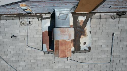 Large Commercial Upblast Roof Exhaust Fan, Galvanized Steel, Westinghouse Disconnect - 6