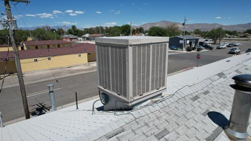 High-Capacity Roof-Mounted Evaporative Cooler
