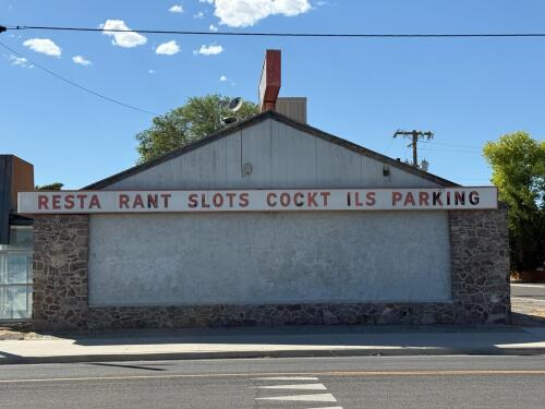 Commercial "Restaurant / Cocktails / Parking" Illuminated Channel Sign - Approx. 45' Long