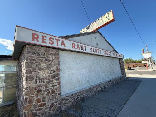 Commercial "Restaurant / Cocktails / Parking" Illuminated Channel Sign - Approx. 45' Long - 3