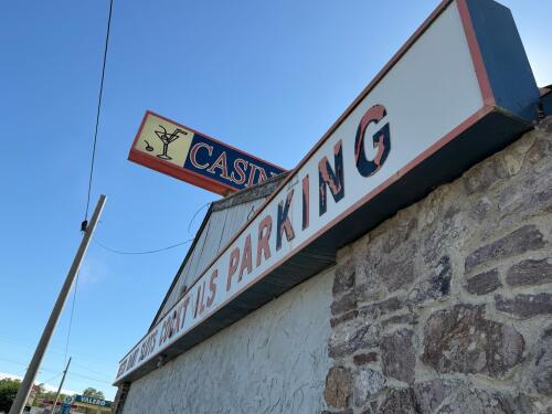 Commercial "Restaurant / Cocktails / Parking" Illuminated Channel Sign - Approx. 45' Long - 7