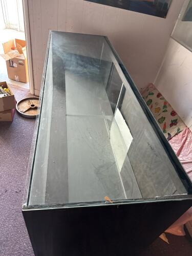 Glass Display Case with Woodgrain Laminate Finish - 3