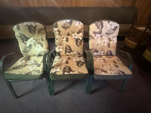 3 Outdoor Patio Chairs