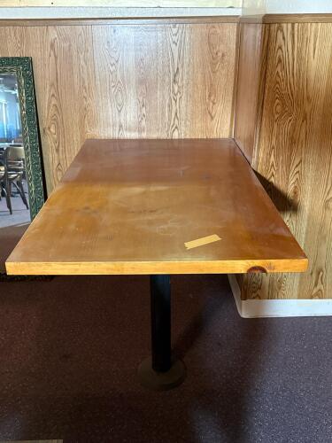 Wall-Mounted Restaurant Table 53"x30"