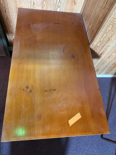 Wall-Mounted Restaurant Table 53"x30" - 3