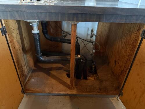 Compact Kitchen Sink Cabinet Unit with Stainless Steel Sink and Faucet - 5