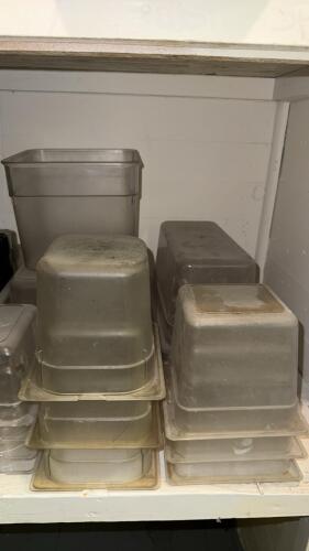 Assorted Commercial Food Storage Containers and Lids - 2