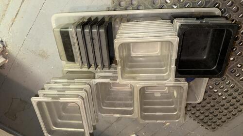 Assorted Commercial Food Storage Containers and Lids - 5