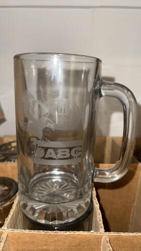 Uptown Reno Glass Beer Mugs &ndash; Set of 12, 16 oz Capacity, Promotional Casino Collectibles - 2
