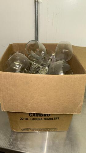 Mixed Clear Glass Stemware Set &ndash; Wine, Champagne, Cordial &ndash; 12 Pieces, Assorted Styles