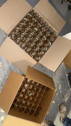 Bulk Lot of 59 Clear 8 oz Bar Glasses, Rocks/Juice Tumblers
