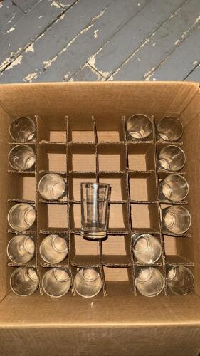 Bulk Lot of 59 Clear 8 oz Bar Glasses, Rocks/Juice Tumblers - 3