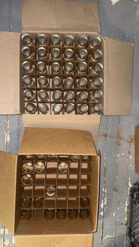 Bulk Lot of 59 Clear 8 oz Bar Glasses, Rocks/Juice Tumblers - 7