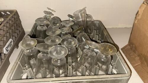 Lot of 20+ Cordial/Aperitif Clear Stemmed Glasses