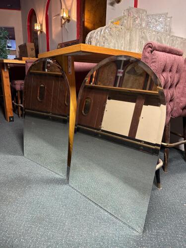 Arched Frameless Wall Mirrors, Set of 2 - 2