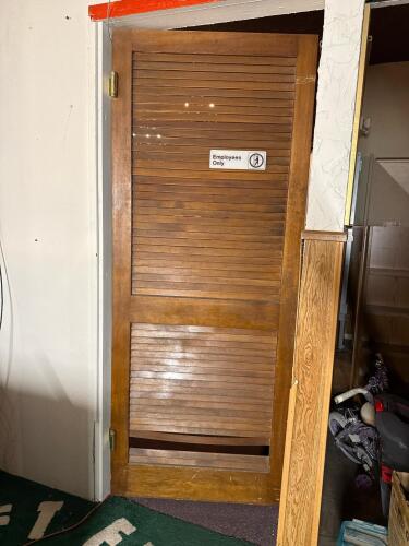 Wooden Louvered Interior Door