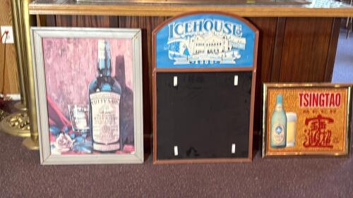 3 Piece Pub Style Wall Decor Lot