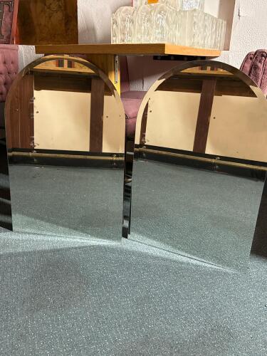 2 Arched Beveled Mirrors - 2