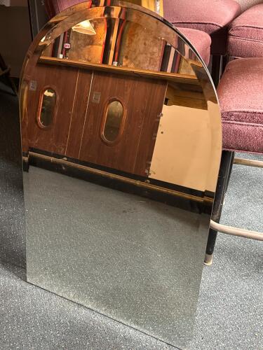 2 Arched Beveled Mirrors - 7
