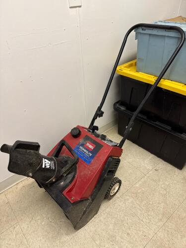 Toro Powerlite Single-Stage Snow Blower with Electric Start
