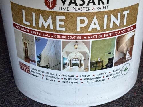 Vasari Lime Paint, 5 Gallon Bucket, Matte or Soft Sheen, Zero VOC, Interior/Exterior, Mineral Coating - 2