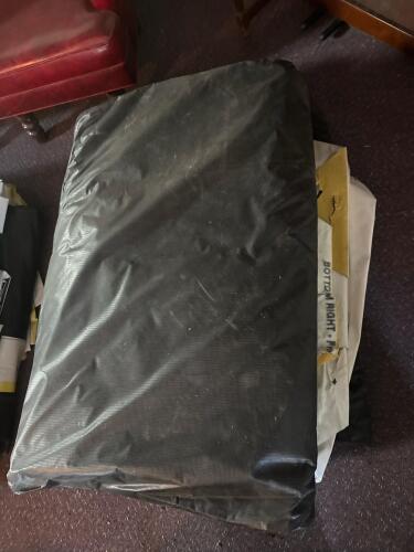 Heavy-Duty Vinyl Tarps/Banners, Black with Commercial Printing