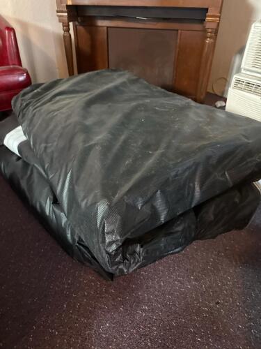Heavy-Duty Vinyl Tarps/Banners, Black with Commercial Printing - 3