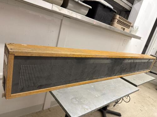 ATR ATMOSPHERIC LED Message Display Board, 6ft Wood Case - 4