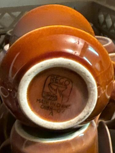 8 oz Brown Glazed Ceramic Coffee Mugs &ndash; Set of 25 - 3
