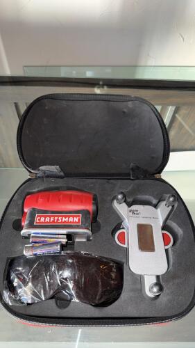 Craftsman LaserTrac Precision Leveling Base Laser Level Kit with Accessories and Case
