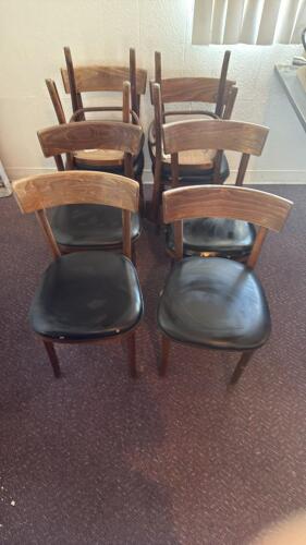 Set of 8 L & B MFG. CORP. Bentwood Dining Chairs - 3