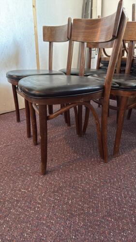 Set of 8 L & B MFG. CORP. Bentwood Dining Chairs - 4
