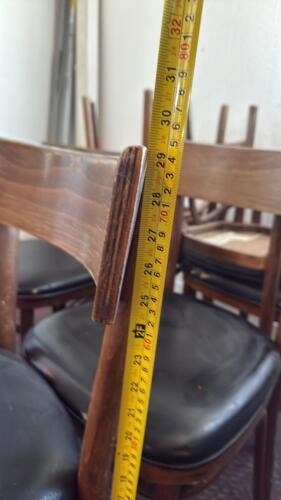 Set of 8 L & B MFG. CORP. Bentwood Dining Chairs - 7