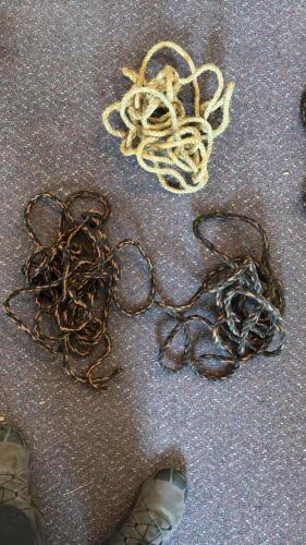 Automotive Tool Lot: 2 Lug Wrenches, Tire Iron, Jumper Cables & Ropes &ndash; Garage/Emergency Kit - 4