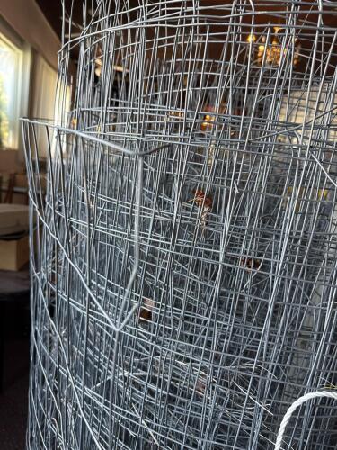 3 Rolls of Fencing Wire 4 ft x 50 ft 12.5 Gauge Galvanized Welded Wire Fence Rolls - 2