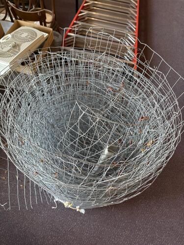 3 Rolls of Fencing Wire 4 ft x 50 ft 12.5 Gauge Galvanized Welded Wire Fence Rolls - 3