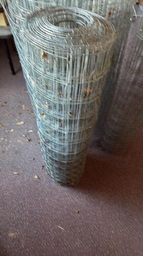 3 Rolls of Fencing Wire 4 ft x 50 ft 12.5 Gauge Galvanized Welded Wire Fence Rolls - 5