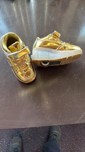 Children&rsquo;s Shoes and Boots Lot: Columbia Winter Boots, Lotto Soccer Shoes/Shin Guards, Roller Sneakers - 2