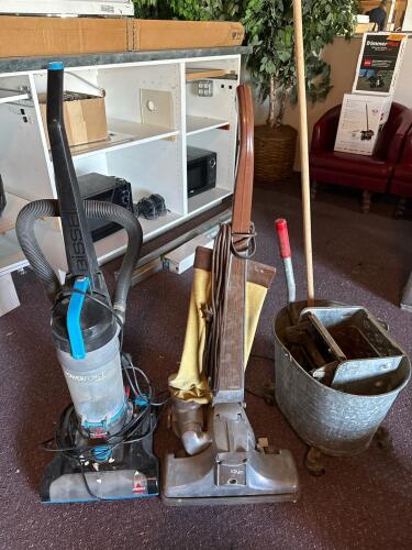 Bissell PowerForce Helix Upright Vacuum, Kirby Vacuum, + Mop and Bucket