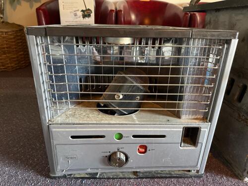 Sears Kerosene Heater, 9,300 BTU/hr, 1.1-Gallon Tank, Manual Ignition + 2.5 Gallons Kerosene - 3