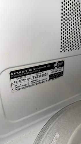 GE Microwave Oven + Cart - 6