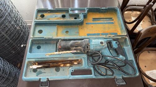 Makita Corded Reciprocating Saw with Hard Case and Assorted Blades
