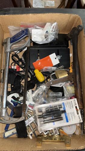 Mixed Hand Tools Lot: Matco Punches, Continental Hacksaw, Rivet Gun, 50+ Pieces, Hardware