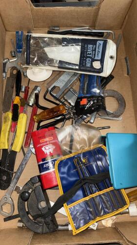 Mixed Hand Tools Lot: Matco Punches, Continental Hacksaw, Rivet Gun, 50+ Pieces, Hardware - 4