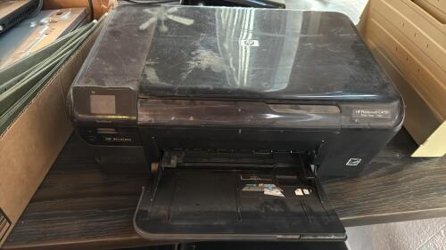 Electronics Lot: Sony DVP-NS501P DVD Player, Toshiba dynadock, HP C4750 Printer, Wonderwall Projector - 10