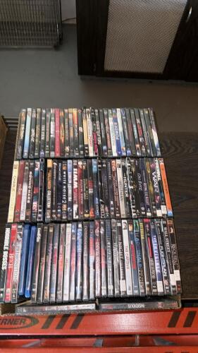 Large Movie DVD Lot, 97+ Titles, Major Studios: Action, Comedy, Thriller, Horror Franchises