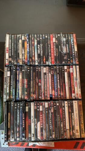 Lot of 75&ndash;90 Pre-Owned DVD Movies &ndash; Assorted Titles & Genres