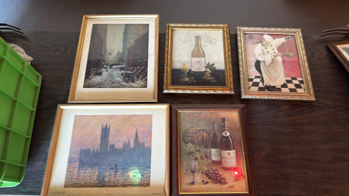 Set of 5 Framed Art Prints