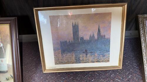 Set of 5 Framed Art Prints - 3