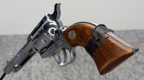 Kimel Industries Western 6 .22 LR Single-Action Revolver, 5.5" Barrel, Nickel Finish! - 7